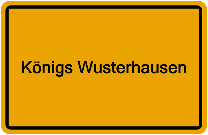 Handelsregister Königs Wusterhausen